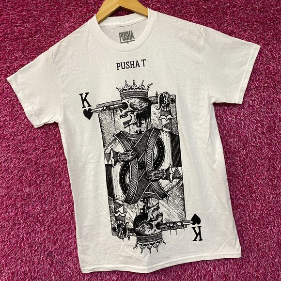 Pusha T Dead King of Hearts Hip-Hop T-Shirt Small - Picture 3 of 4